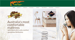 Desktop Screenshot of makinmattresses.com.au